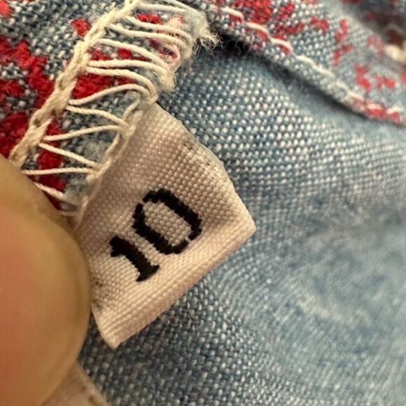 Vintage 80s 90s Guess Jeans Denim Paisley DRESS by Georges Marciano - Picture 8 of 12